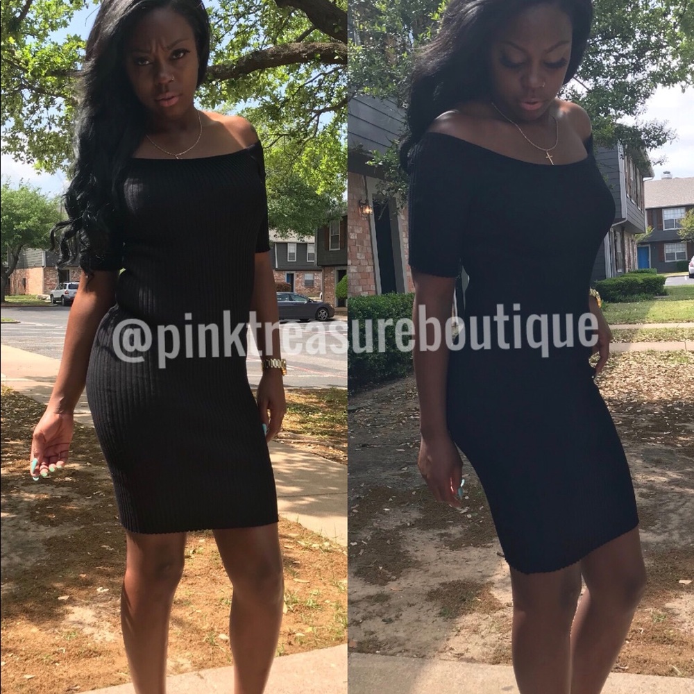 Off the shoulder dress